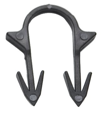 Manual pipe fixing clip